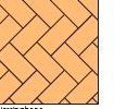 Pola paving Herringbone 45°