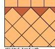 Pola paving Stack Bond + Segitiga