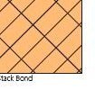 Pola paving Stack Bond 45°